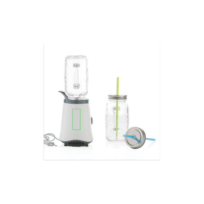 Mason Jar blender, white, P261.982