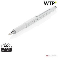 5-u-1 aluminijski alatni olovka, bijela, XDP221.553