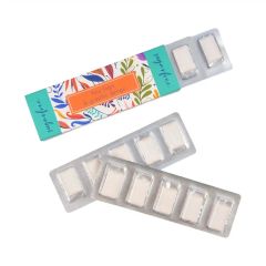Werbe-kaugummi blister 10 stück, ohne zucker