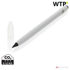 Aluminium inkless pen with eraser, bijela, XDP611.123