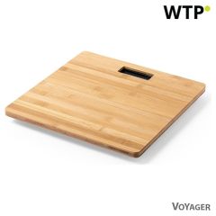 Bambus-Badezimmerwaage, Beige, V8223-18