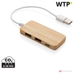 Bamboo hub s Type-C, smeđa, XDP308.739