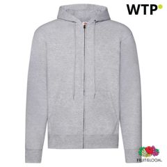 GIACCA FELPA CON CAPPUCCIO CLASSICA, grigio, EGFN071507