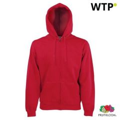 GIACCA FELPA CON CAPPUCCIO CLASSICA, rosso, EGFN070509