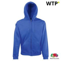 GIACCA FELPA CON CAPPUCCIO CLASSICA, Blu Reale, EGFN070706