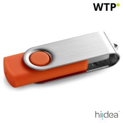 CLAUDIUS 4GB, 4 GB USB-Stick mit Metallclip, hellblau, 97548-124