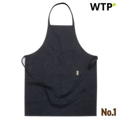 Baumwollschürze Florence 280 g/m², Schwarz, EG545103