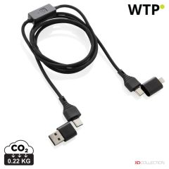 Datalock RCS recyceltes 60W Hacking-Schutzkabel, Schwarz, XDP302.4901