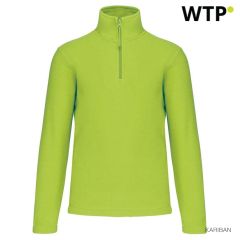 ENZO - ZIP NECK MICROFLEECE JAKNA, limeta, EGKA912LI-XL