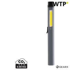Gear X RCS olovka sa svjetlom na punjenje putem USB-a od reciklirane plastike, siva, XDP513.262