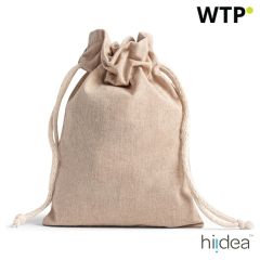 GIBRALTAR, Torba za poklone od reciklirane pamučne tkanine (70%) i poliestera (30% rPET) (140 g/m²), crno, 92076-103