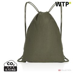 Impact AWARE nahrbtnik z vrvico iz recikliranega bombaža 145g, zelena, XDP762.637