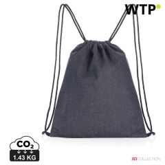 Impact AWARE recikliran denim nahrbtnik na vrvico, modra, XDP762.835