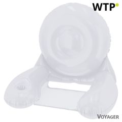 Sedia da spiaggia gonfiabile, bianco, VA745-02