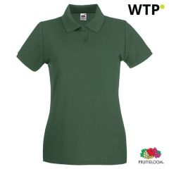 Damen Premium Polo, Grün, EGFN013013