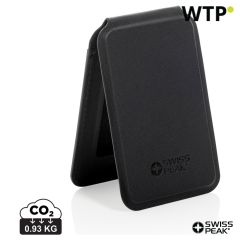 Magstand RCS reciklirana PU magnetska torbica za telefon s postoljem, crno, XDP301.7501
