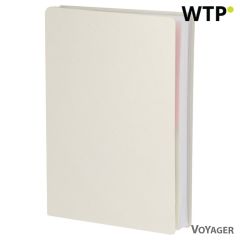 Memo-Holder, Notizbuch, Haftnotizen, Stift, aus recycelten Milchkartons hergestellt, Weiß, VA642-02