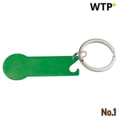 Metall-Schlüsselring Stickit, Grün, EG158309