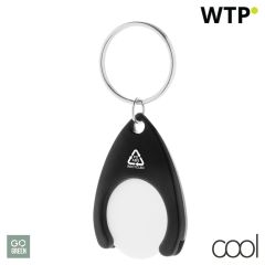 Neppy, RABS privjesak za ključeve s novčićem za kolica, black, AP874021-10