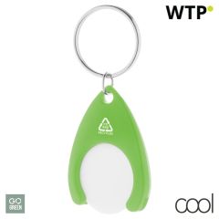 Neppy, RABS privjesak za ključeve s novčićem za kolica, green, AP874021-07