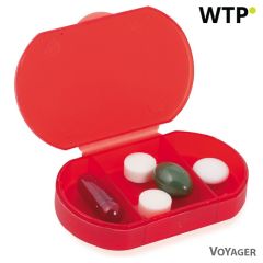 Kutija za tablete s 3 odjeljka, Crvena, V8501-05