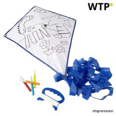 Polyester (190T) Drachen Lina, Blau, 7818-005999999