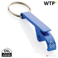 RCS recycelte Aluminiumflasche und Dosenöffner, Blau, XDP191.7205