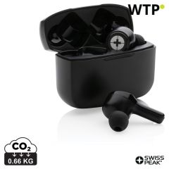 RCS recycelte Kunststoff Swiss Peak ANC TWS Ohrhörer, Schwarz, XDP329.831