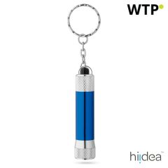 RE-LERGAN, Aluminium-Schlüsselanhänger (92% recyceltes Material) mit 3-fach LED-Taschenlampe, Königsblau, 95092-114