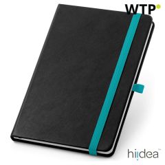 ROTH, quaderno A5 in PU con fogli a righe, azzurro, 93592-124