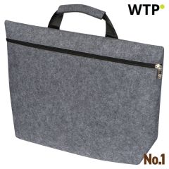 RPET Filz Laptoptasche Lugano, grau, EG375507