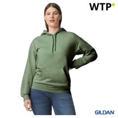 Softstyle® srednje težka flis kapuca za odrasle, zelena, EGGISF500MI-3XL