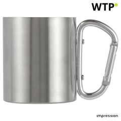 Mug Nella iz nerjavečega jekla z dvojno steno, srebrna, 8245-032999999