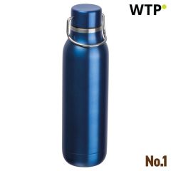 Staklena boca od nehrđajućeg čelika Borgholm 600 ml, plava, EG533104