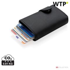 Standard Aluminium RFID-Kartenhalter mit PU-Brieftasche, Schwarz, XDP850.341