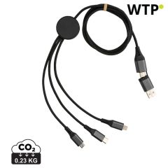 Terra RCS recyceltes Aluminium 120 cm 6-in-1 Kabel, grau, XDP302.682