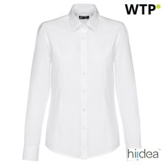 Ženska dolgosleeve oxford srajca THC TOKYO WOMEN WH z bisernimi gumbi, bela, bela, 30197-106-XXL