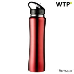 Termo boca 500 ml s slamkom, Crvena, V8467-05