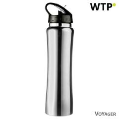 Termo boca 500 ml s slamkom, srebro, V8467-32