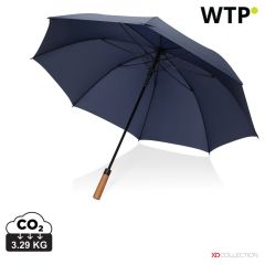 Tony Aware RPET 30 Zoll Akazien Auto-Öffnungsregenschirm, blaue Marine, XDP850.7225