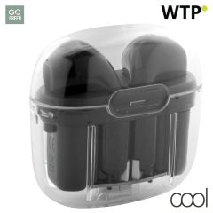 Trance, RABS transparent wireless earphones, black, AP864031-10