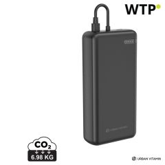 Urban Vitamin Menlo Park RCS rplastic 20.000 20WPD Powerbank, Schwarz, XDP322.8801