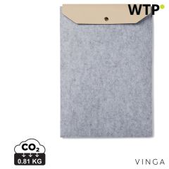 VINGA Albon GRS reciklirana filc torbica za laptop 15, siva, XDV788102