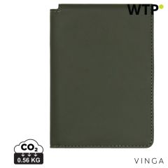VINGA Baltimore RCS recycelter Polyester RFID-Reisepasshülle, Grün, XDV8200107