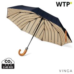 VINGA Bosler AWARE reciklirani pet 21 sklopivi kišobran, plava mornarica, XDV850015
