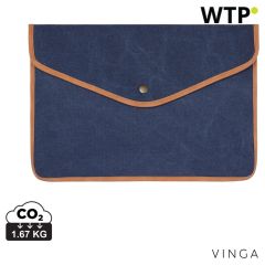 VINGA Bosler GRS reciklirana platnena futrola za laptop 14, plava mornarica, XDV7880325