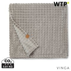 VINGA Branson GRS Decke aus recyceltem PET, grau, XDV404022