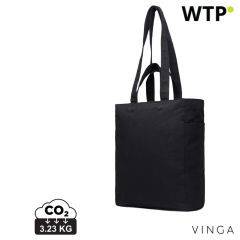 VINGA Hilo AWARE recycelte Canvas Zip-Tasche, Schwarz, XDV7620501