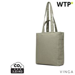 VINGA Hilo AWARE recycelte Canvas Zip-Tasche, Grün, XDV7620507