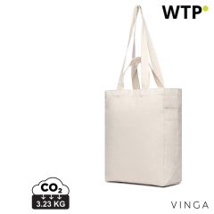 VINGA Hilo AWARE recycelte Canvas Zip-Tasche, Weiß, XDV7620513